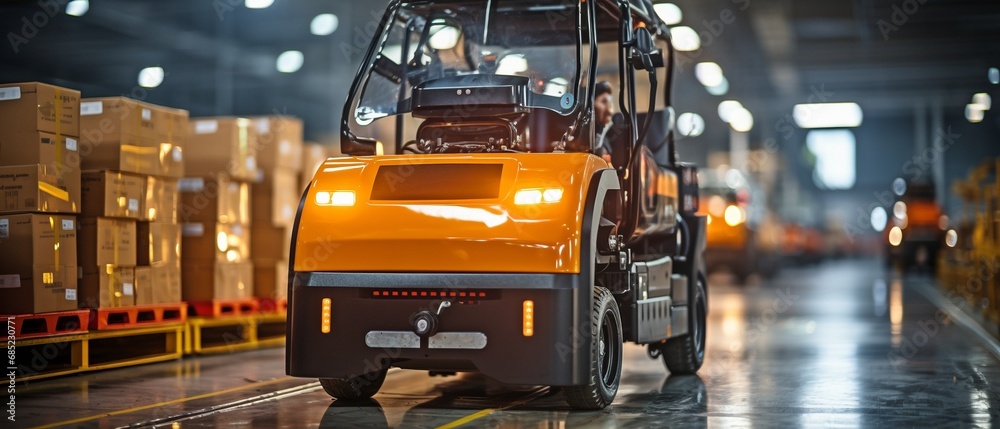 Transporting packages and inventory in a warehouse using an autonomous ...