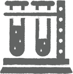 Poster - blood collection icon grunge style vector