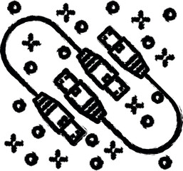Poster - Computer lan USB icon grunge style vector