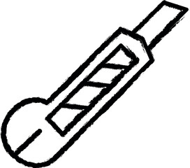Poster - Cutter tool icon grunge style vector