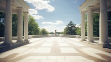 Arlington National Cemetery's Tomb Of The Unknown Soldier Statue Standing Tall In Tribute