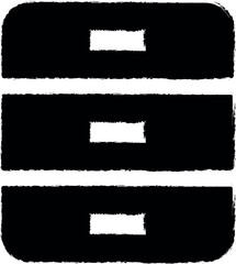 Poster - nightstand glyph icon grunge style vector