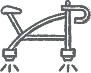 Poster - Cycle, technology icon grunge style vector