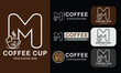 © Airin - Letter M coffee bean simple, elegant, luxurious and professional logo design.