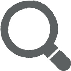 Poster - Laboratory, magnifying glass icon grunge style vector