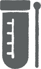 Poster - laboratory, test battery icon grunge style vector