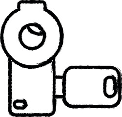 Poster - manual camera icon grunge style vector