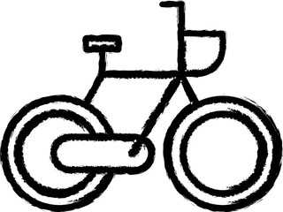 Poster - ecology, earth day, bicycle, transport icon grunge style vector