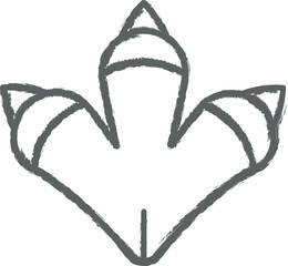 Poster - Prehistoric claws icon grunge style vector