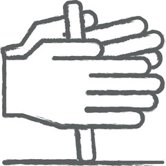 Poster - prehistoric hand fair icon grunge style vector