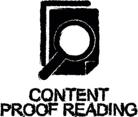 Poster - content check icon grunge style vector