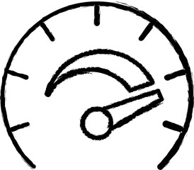 Poster - maximum speedometer indicators icon grunge style vector