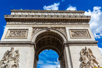 Wall Mural - Paris Arc de Triomphe (Triumphal Arch) in Paris, France
