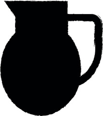 Poster - carafe of juice icon grunge style vector