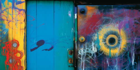 Fototapete - Closeup of a house wall