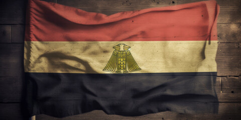 Fototapete - Egypt flag illustration