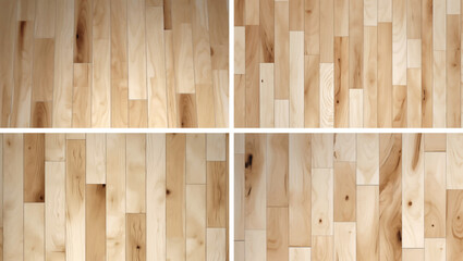 Wall Mural - hardwood board textured oak flooring pattern timber panel background wood brown parquet wooden