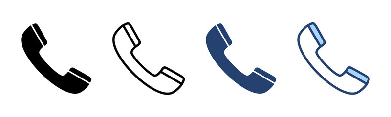 Wall Mural - Call icon vector. telephone sign and symbol. phone icon. contact us