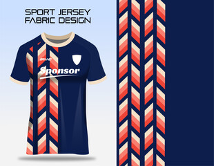 Wall Mural - Sport Football Jersey Uniform Fabric Textile Design for Soccer Volleyball Tennis Badminton	