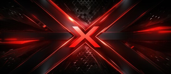 techno abstract red shining pattern x background wallpaper ai generated image