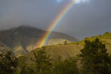 Fototapeta Tęcza - Rainbow in Big Sur State Park