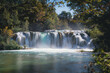 Waterfall at Krka National Park in Croatia