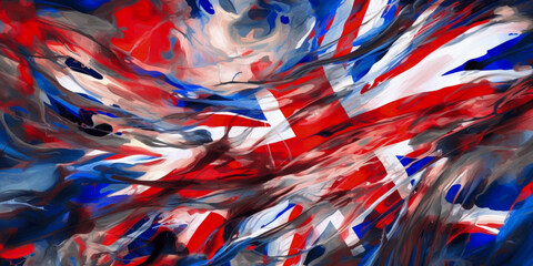 Fototapete - United Kingdom Flag