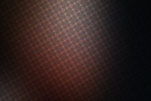 Brown Background With A Pattern Of Squares And Stars In The Center