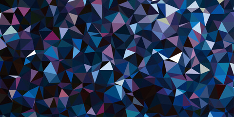 Wall Mural - low poly abstract geometric background