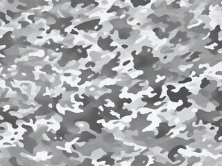 Wall Mural - Snowy Winter Mountain Camouflage (White Gray bright) pattern for use in the army for camouflage in war or hunting. Including high mountain explorers, travelers and hikers. Inspired by Snow Mount