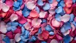 close up of pink rose petals abstract background  for valentine's  day generated by AI tool