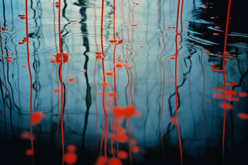 Poster - An abstract portrayal of the harmony found in the quiet strains of music, ideal for designs that convey balance and tranquility.