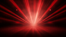 Red Light Rays Background