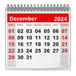 Calendar - December 2024
