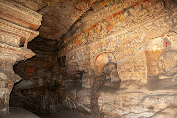 The Buddhas of Yungang Grottoes in China