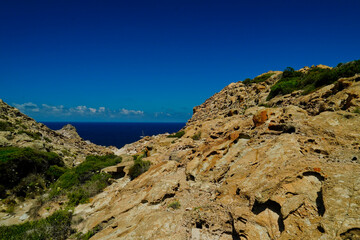 Oasi di protezione faunistica di Carloforte. Sentiero Verde, Isola di San Pietro. Sardegna, Italy