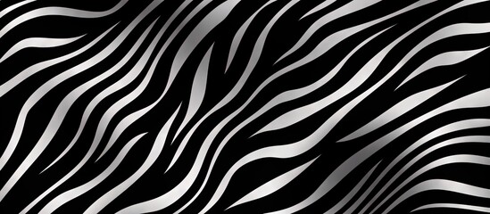 Abstract zebra pattern printed seamlessly Copy space image Place for adding text or design
