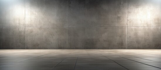 Aufkleber - Concrete floor illuminated by spotlight Copy space image Place for adding text or design