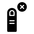 error glyph icon