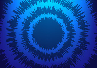 Aufkleber - Abstract circle blue background high tech. Concept technology, innovation, big data, Ai, network, business, modern, online, banner