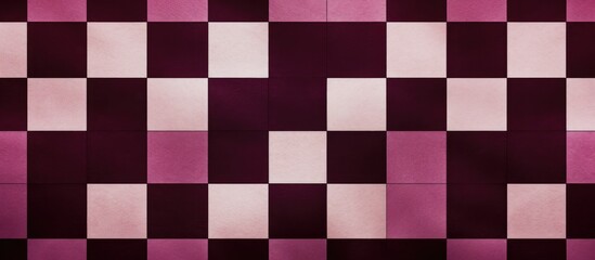 Checkered texture, background, pattern created using two colors. Generative AI