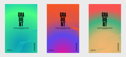 Wall Mural - Collection of creative cover or poster concepts in modern minimalist style for corporate identity, branding, social media advertising, promos. Minimalist cover design