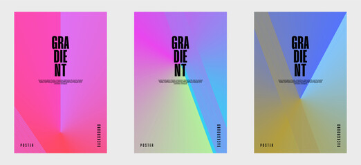 Wall Mural - Collection of creative cover or poster concepts in modern minimalist style for corporate identity, branding, social media advertising, promos. Minimalist cover design