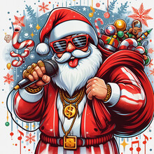 Santa Claus As A Rapper, Animation