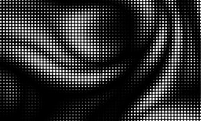 Fototapete - Pixilated abstract Energy background. Halftone effect. Vector image.