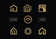 creative modern house logo icon design collection