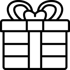 Poster - gift icon. vector line icon for your website, mobile, presentation, and logo design.