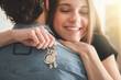 © Proxima Studio - Couple bought their apartment, home keys