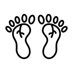 Sticker - Footprint Icon