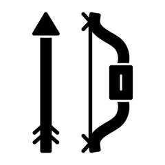 Sticker - Bow and arrow Icon